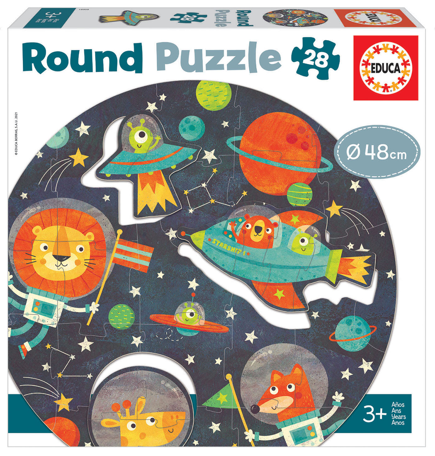 28 El Espacio Round Puzzle