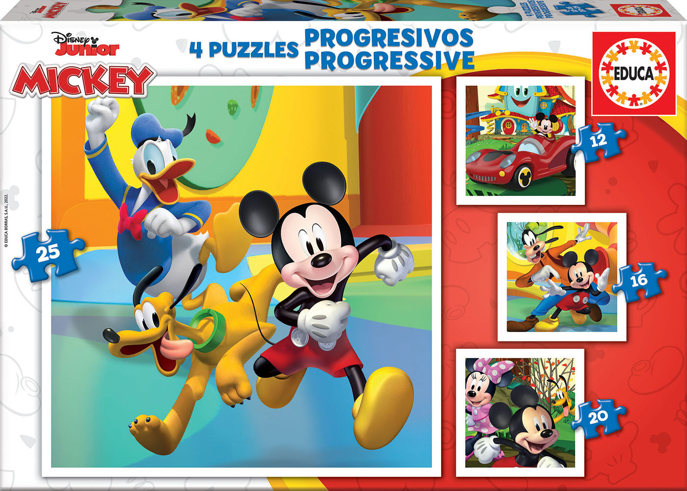 Progressius Mickey & Friends 12+16+20+25