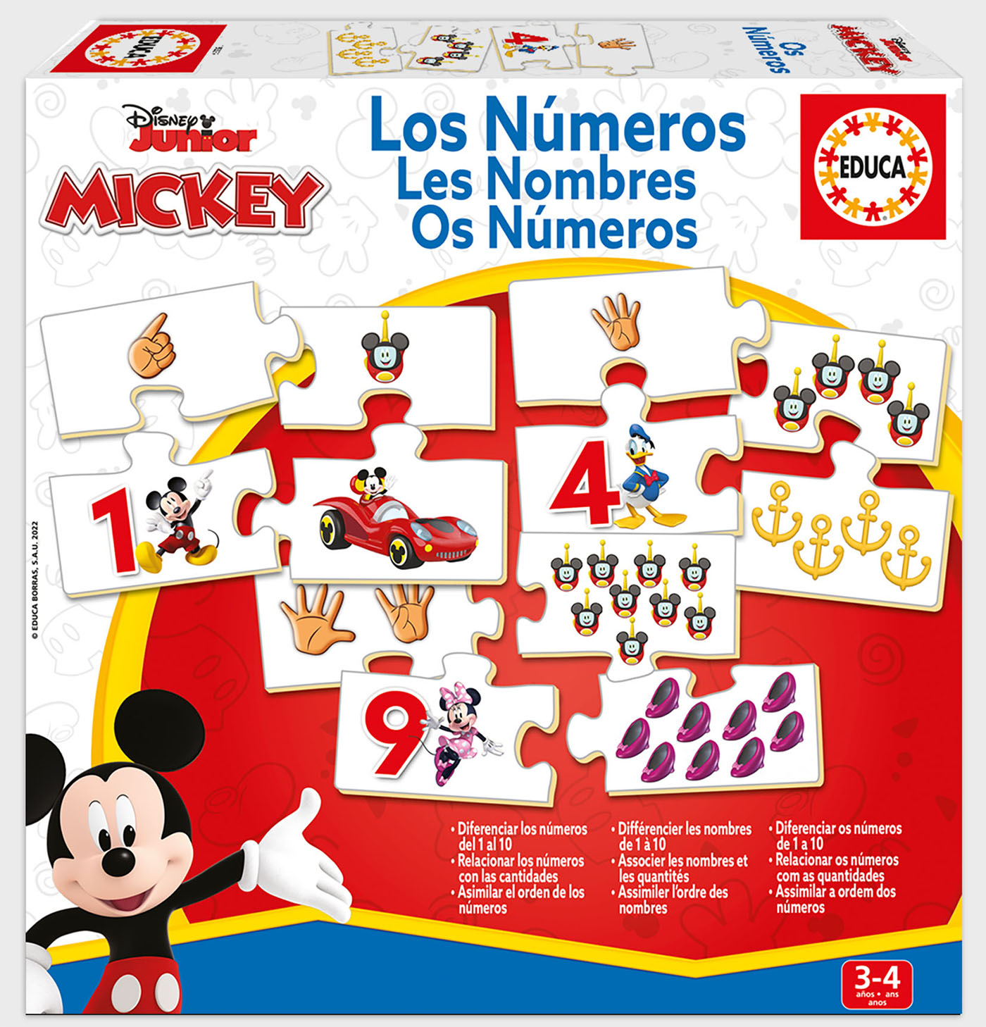 Aprendo… Los números Mickey and Friends