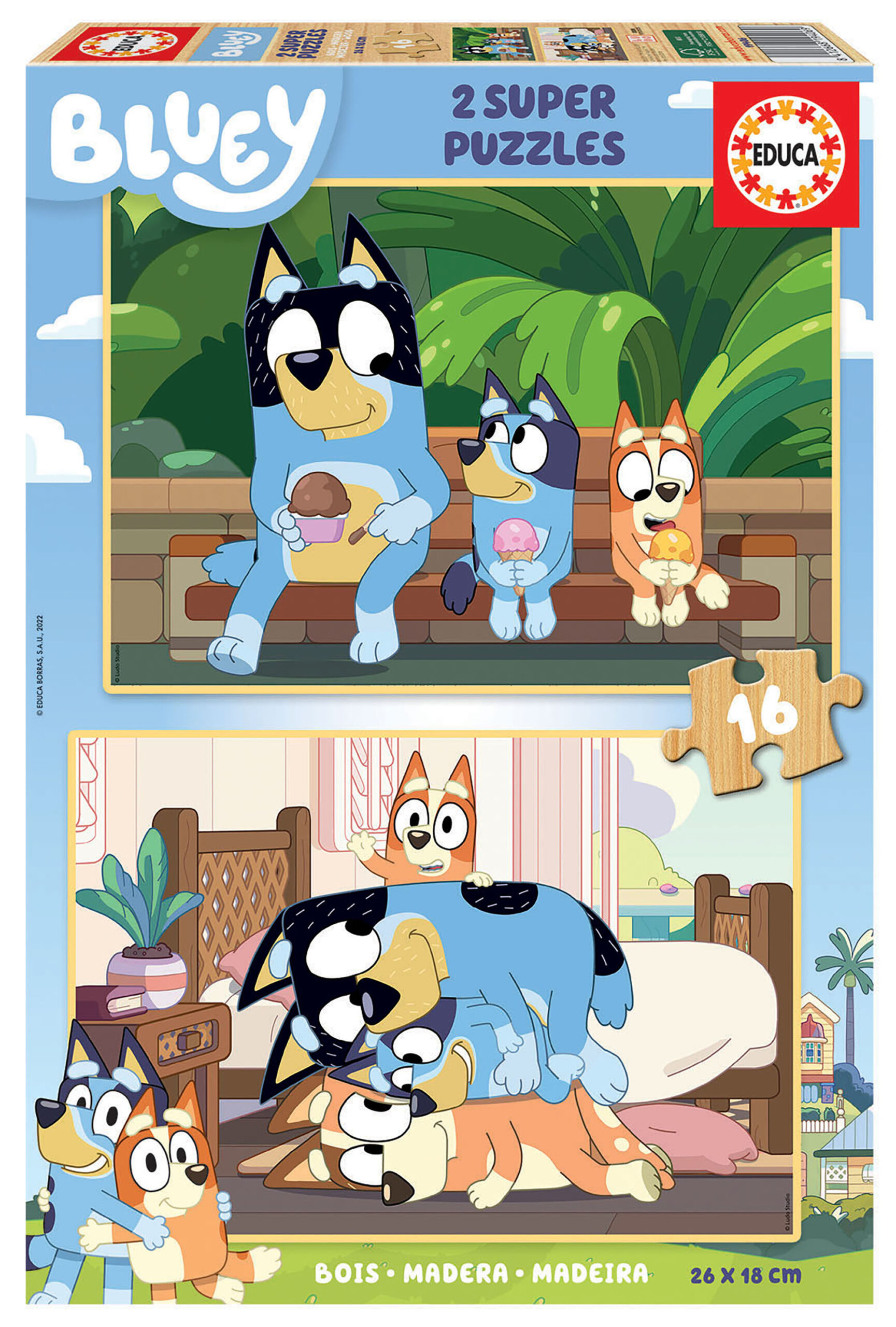 2×16 Bluey