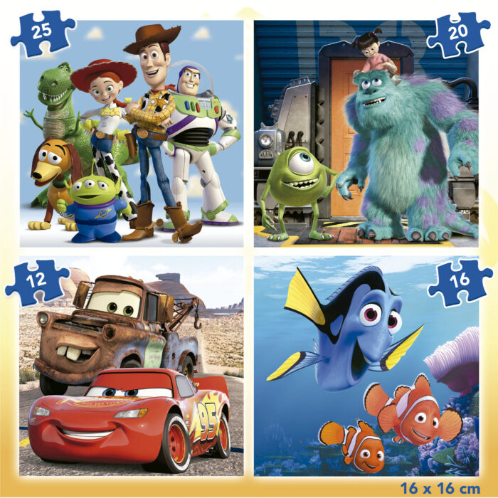 Progressivos Disney Pixar 12+16+20+25