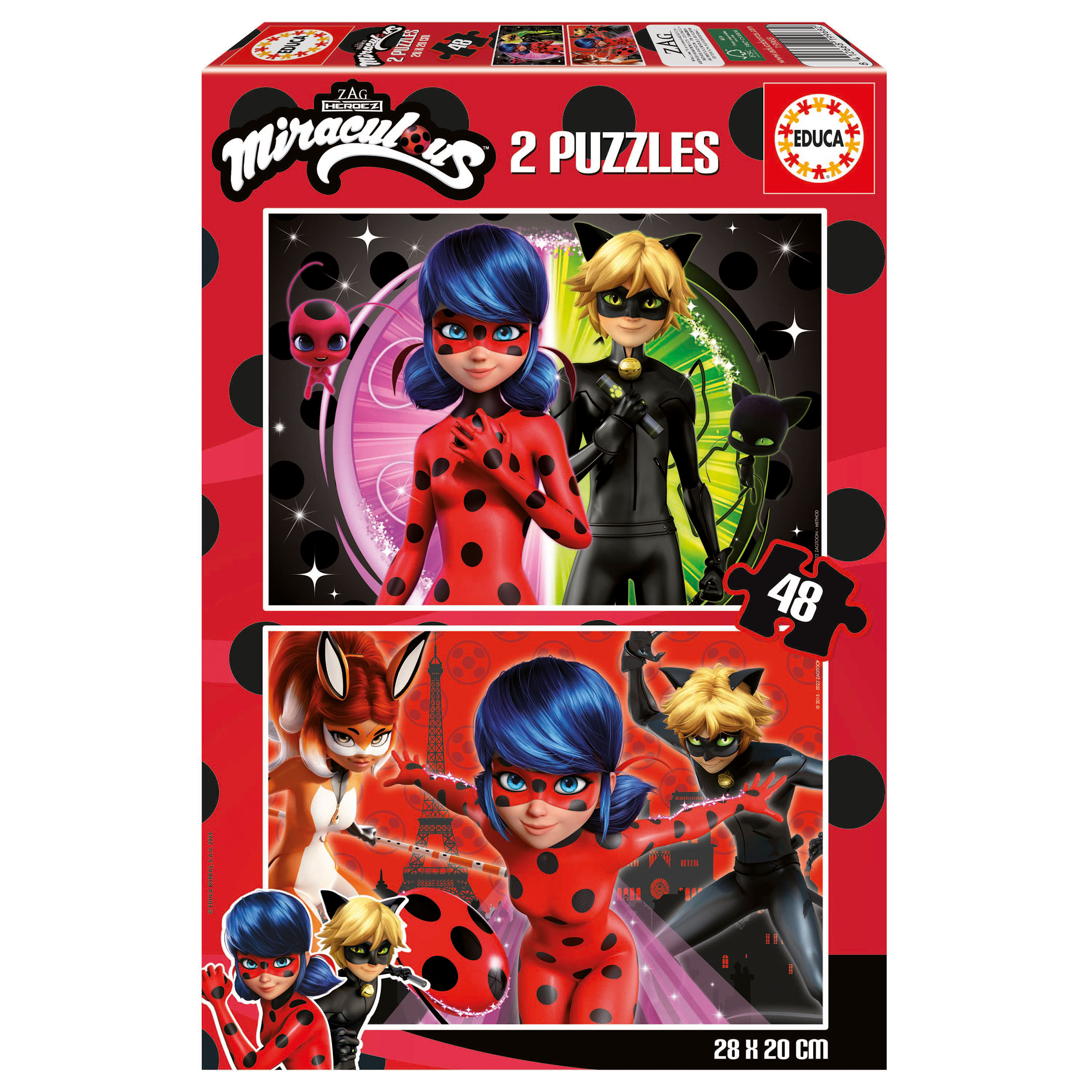 2×48 Miraculous Ladybug