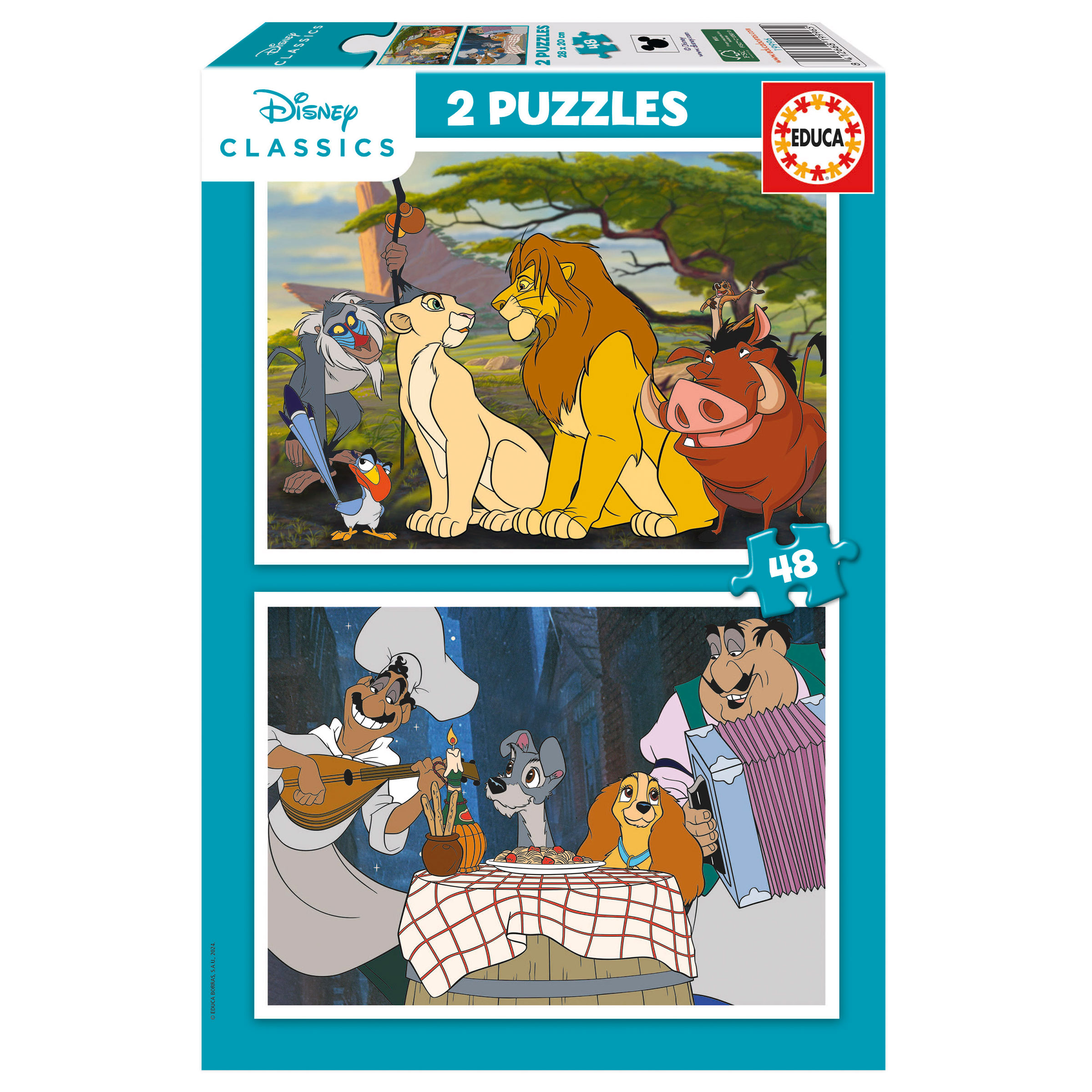 2×48 Disney Animals